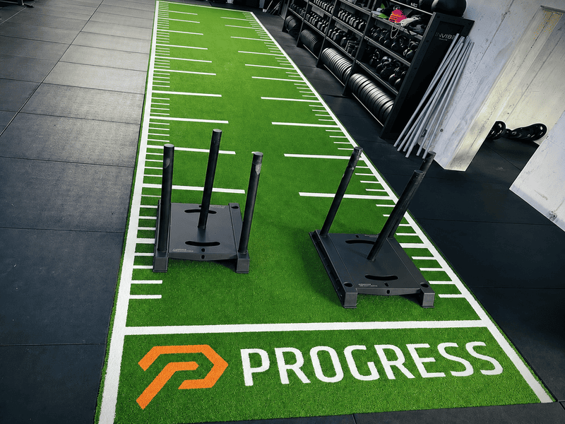 Testing gym turf fiber durability under high friction load